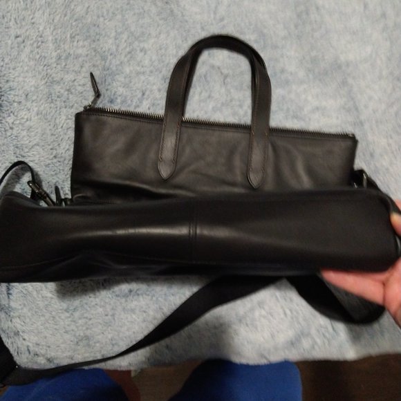 Coach Men's crossbody foldover tote/messenger bag f50712 - Picture 8 of 8